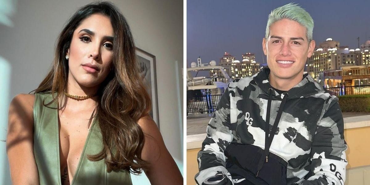 Daniela Ospina se burló de James Rodríguez en redes sociales