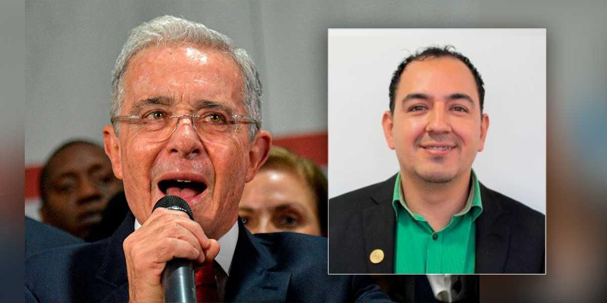 Álvaro Uribe le llama la atención a concejal de Manizales, Julián Osorio