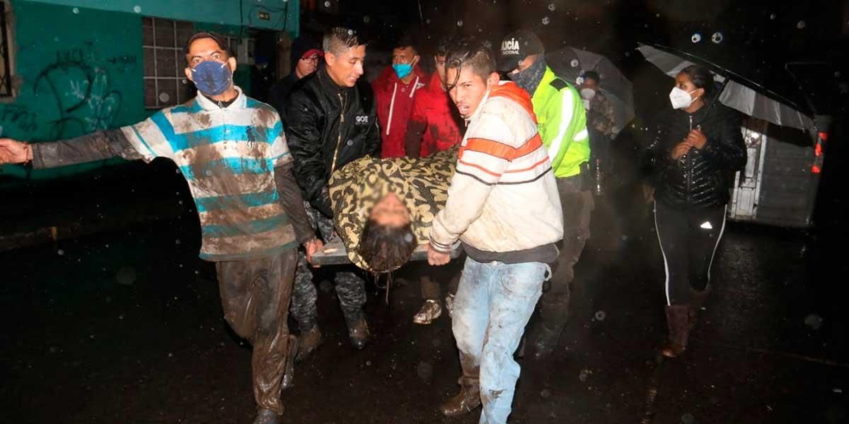 Tragedia en Quito, Ecuador: Avalancha deja 11 muertos y 32 heridos