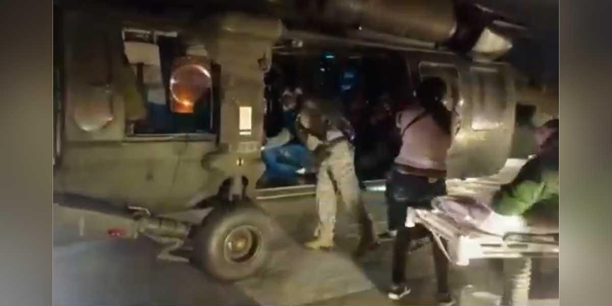 El heroico traslado de la Fuerza Aérea a un herido grave por mina antipersona en Cauca