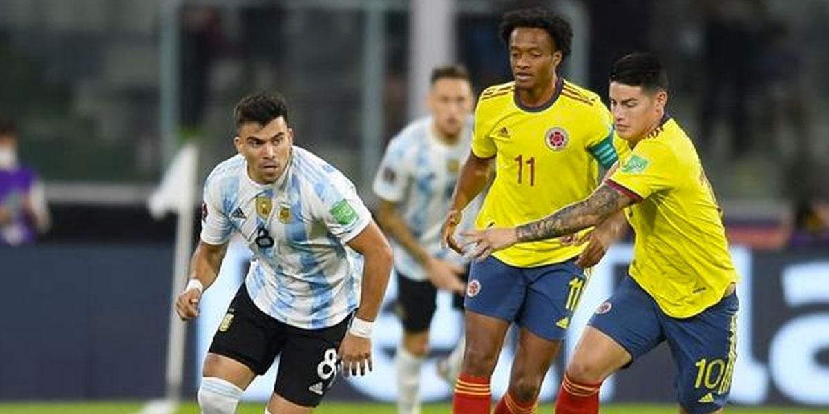 Argentina gana 1-0 ante Colombia en eliminatorias a Catar 2022