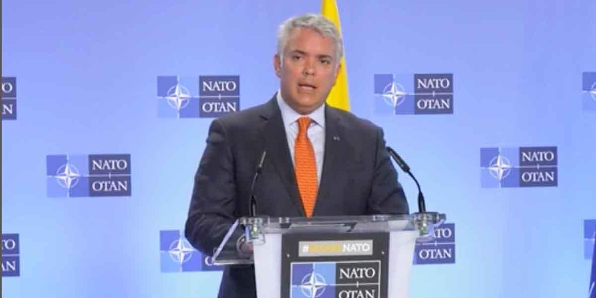 Duque y OTAN tratan apoyo ruso y chino al “régimen represivo” de Venezuela