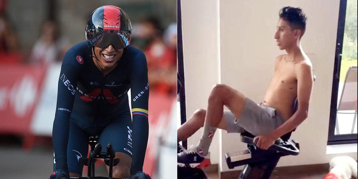 ¡Volvió a pedalear!: La nueva terapia de Egan Bernal que inspira a muchos deportistas