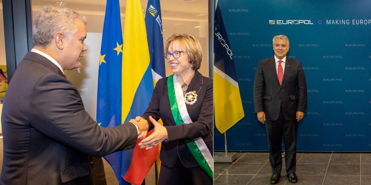 Somos más fuertes porque Europol y Colombia trabajan de la mano contra el terrorismo: presidente Duque