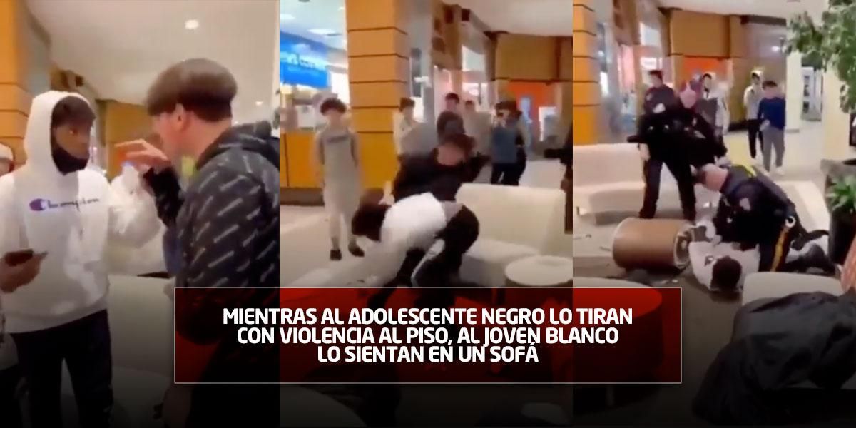 Indignación en EE. UU. tras video en que policías atacan a joven negro durante pelea con un joven blanco