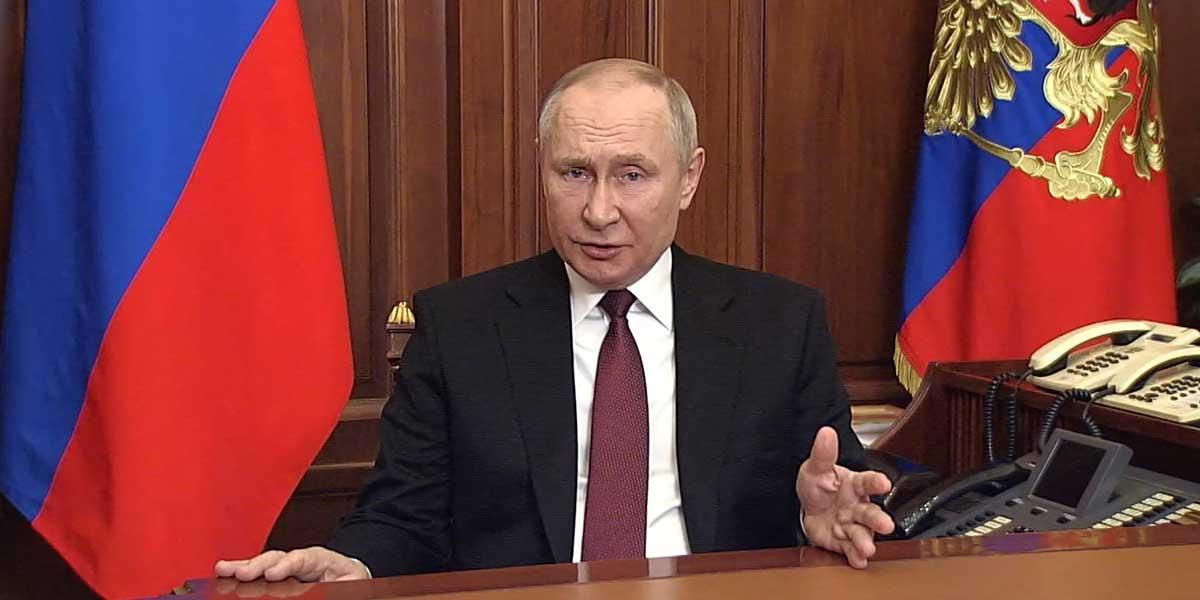 (Video) Así anunció Vladimir Putin el ataque a Ucrania