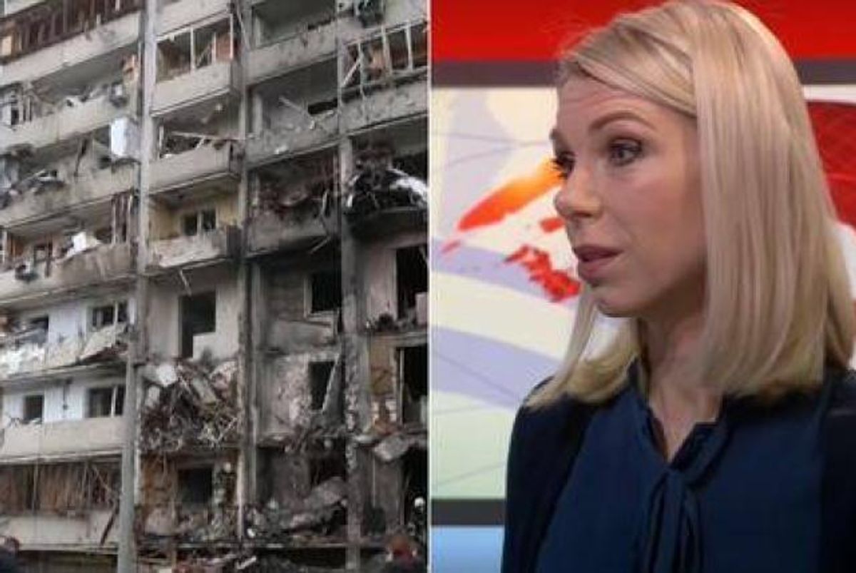 (Vídeo) Periodista ucraniana se entera ‘al aire’ que ‘su casa’ fue bombardeada y destruida
