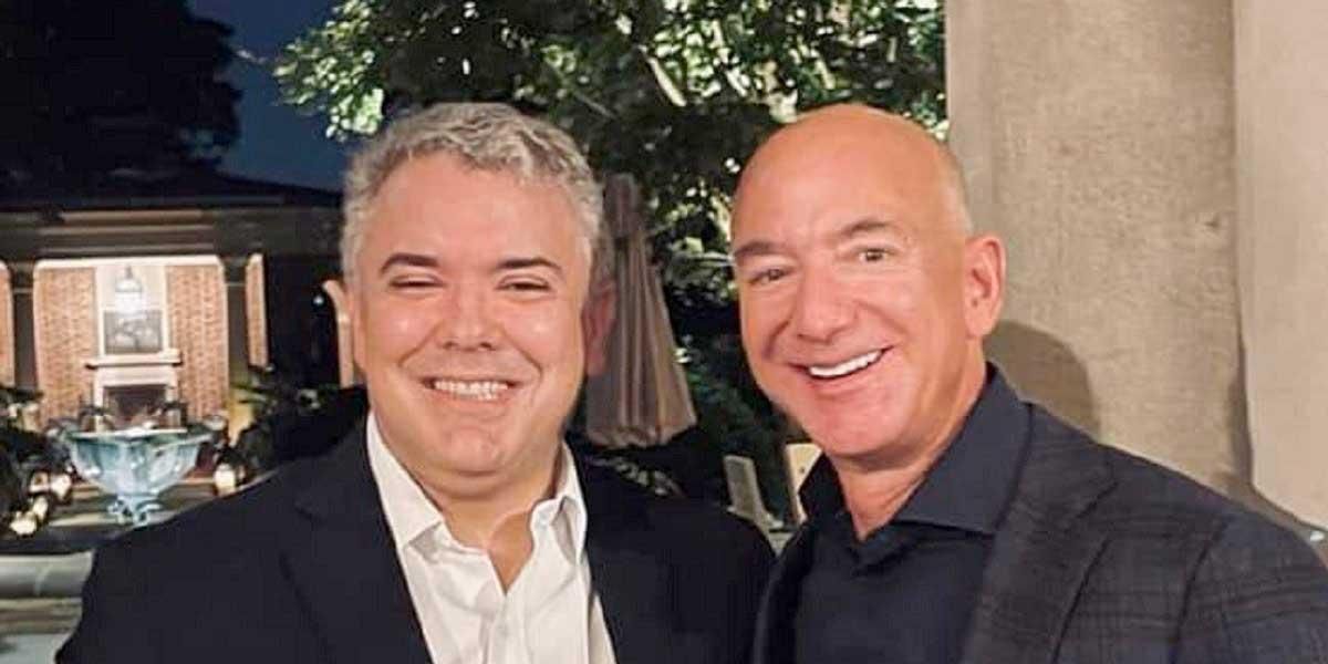 Presidente Duque y Jeff Bezos visitan la Serranía de Chiribiquete