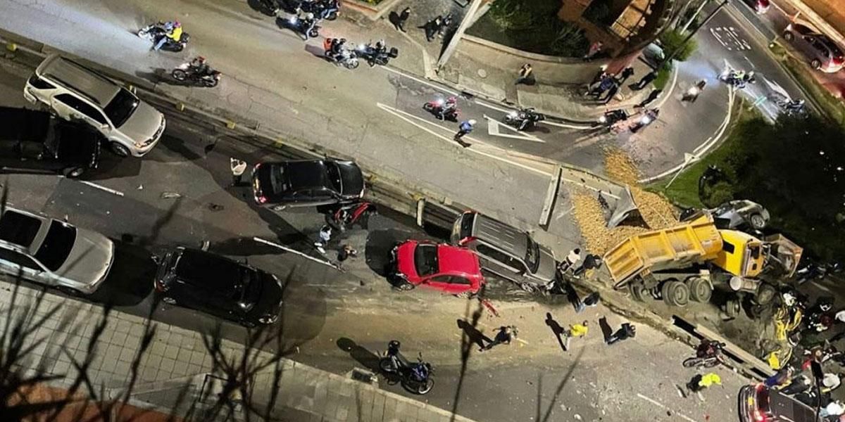 Accidente en la Circunvalar en Bogotá deja dos muertos