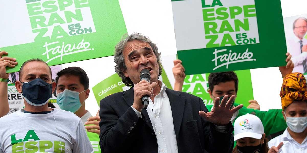 Sergio Fajardo, candidato presidencial del Centro Esperanza