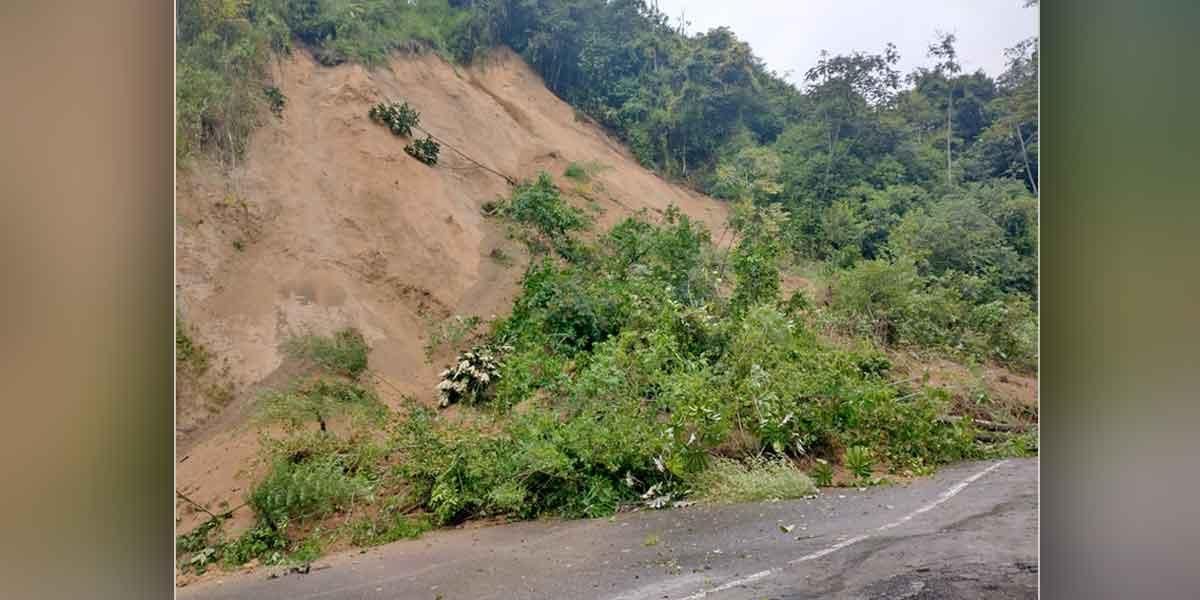 Continúa el cierre total por deslizamiento en la vía Ibagué – Cajamarca
