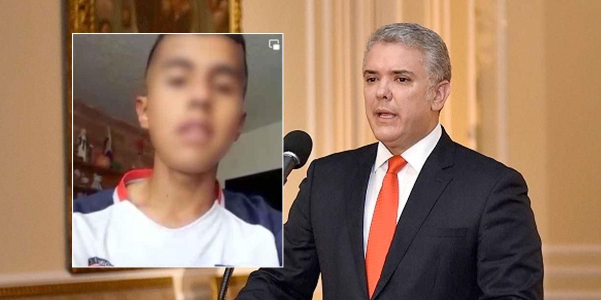 Pdte. Iván Duque rechaza asesinato de joven futbolista en Bogotá
