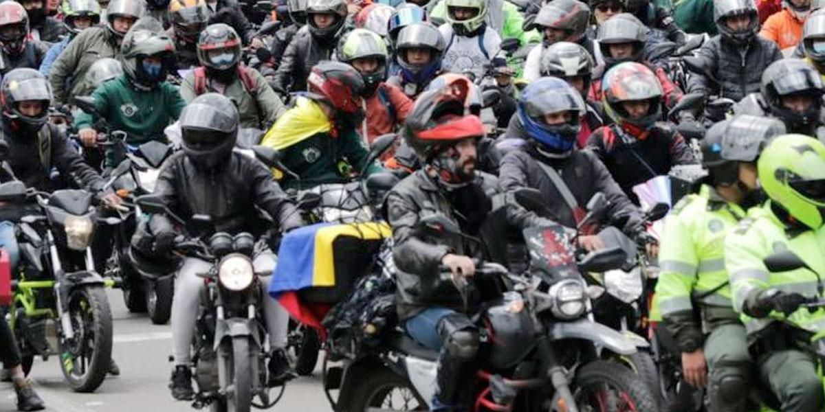 Lista de puntos concentración: Inician las protestas de motociclistas en Bogotá