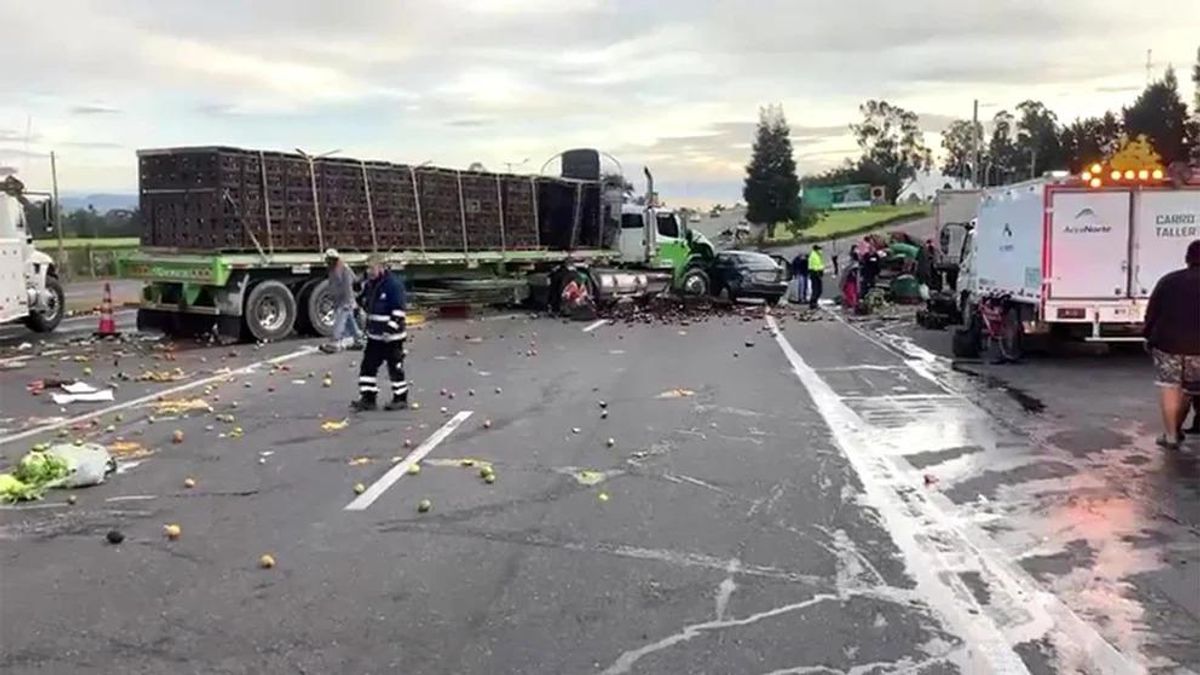 Accidente Bogotá Chía