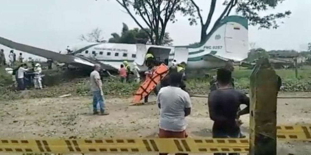 ¡Otro susto! Avión que se dirigía a Villavicencio presentó fallas al aterrizar