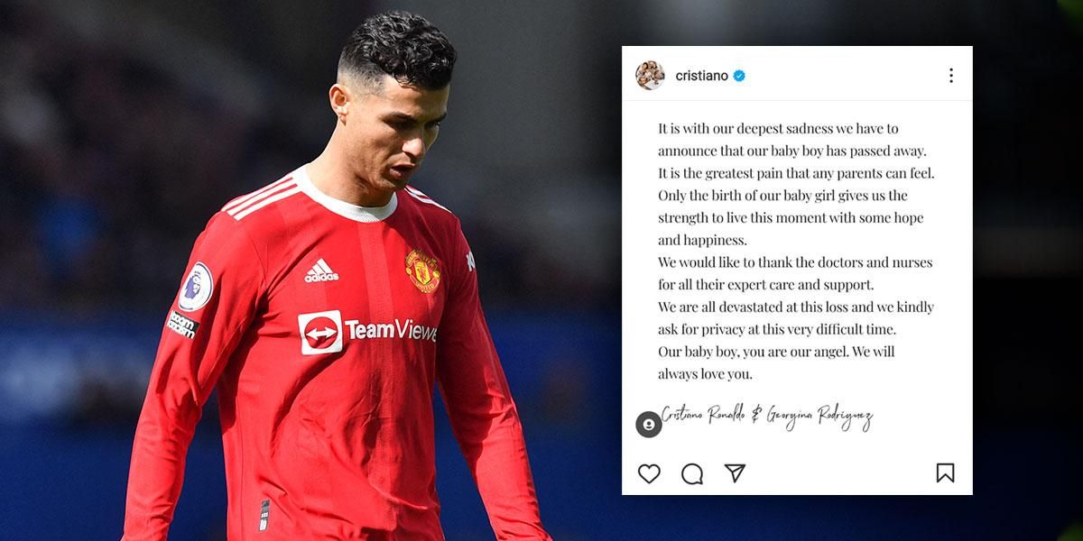 Cristiano Ronaldo anuncia muerte de uno de los gemelos que esperaba con Georgina