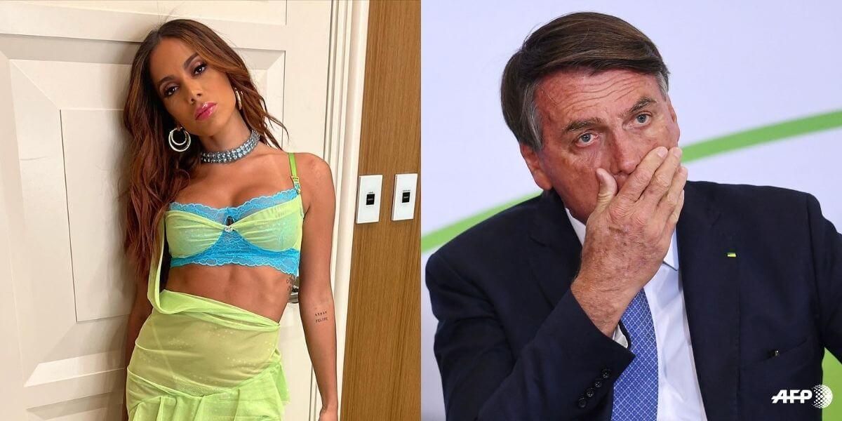 Anitta bloquea a presidente de Brasil en Twitter por irónico comentario que le hizo