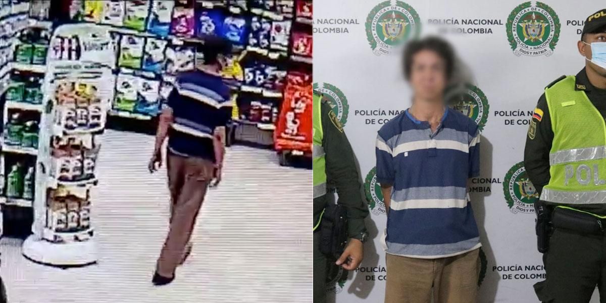 Cae en Cali “el terror de los supermercados”: tenía más de 35 anotaciones por hurto
