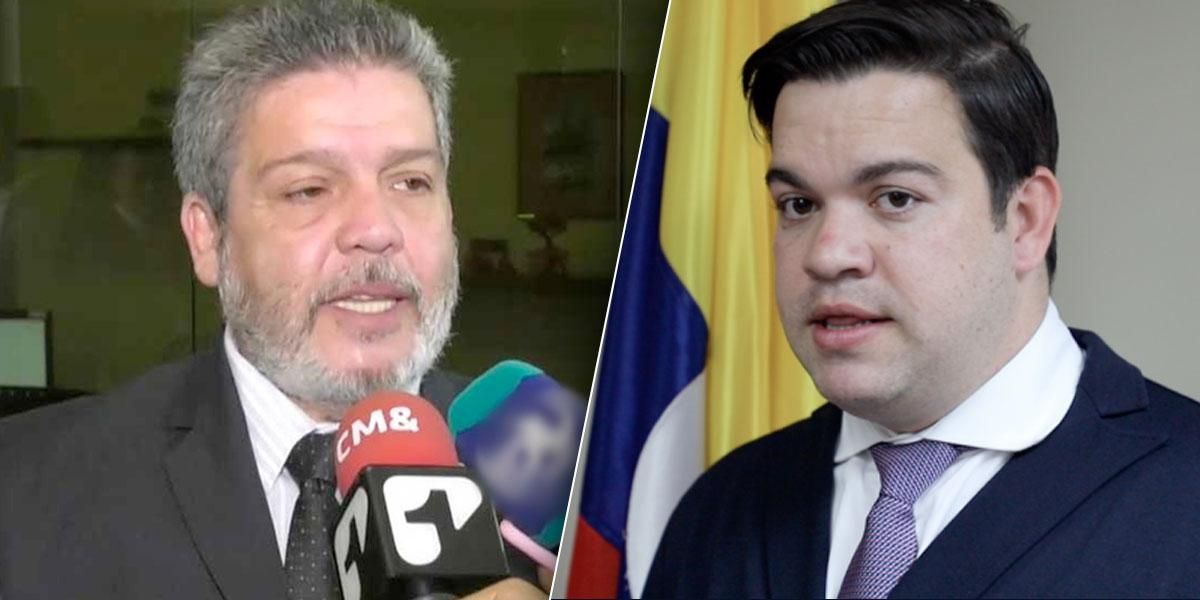 congresistas Marcos Calarcá y a David Vélez