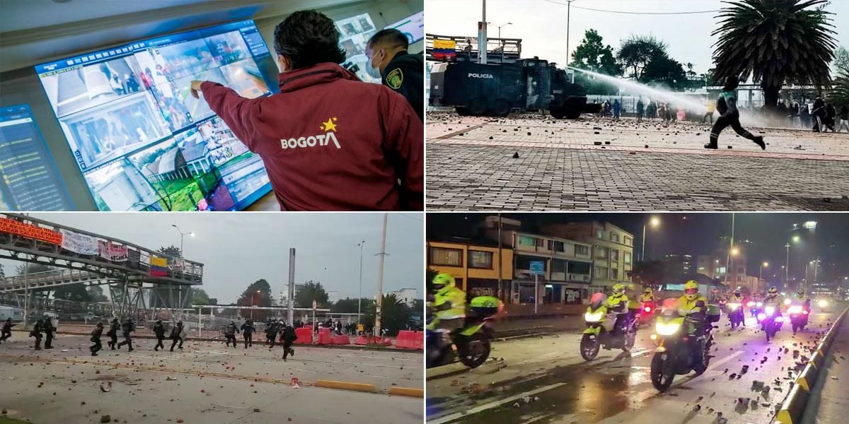 Autoridades entregan balance tras jornada de protestas en Bogotá