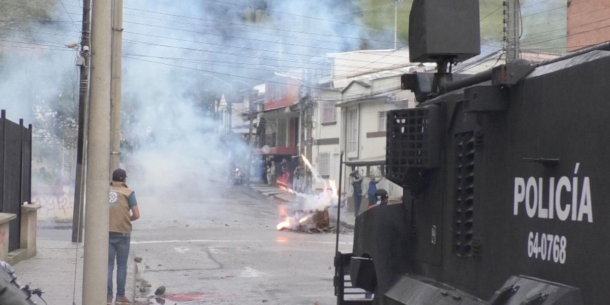 Disturbios en Popayán dejan 10 personas heridas