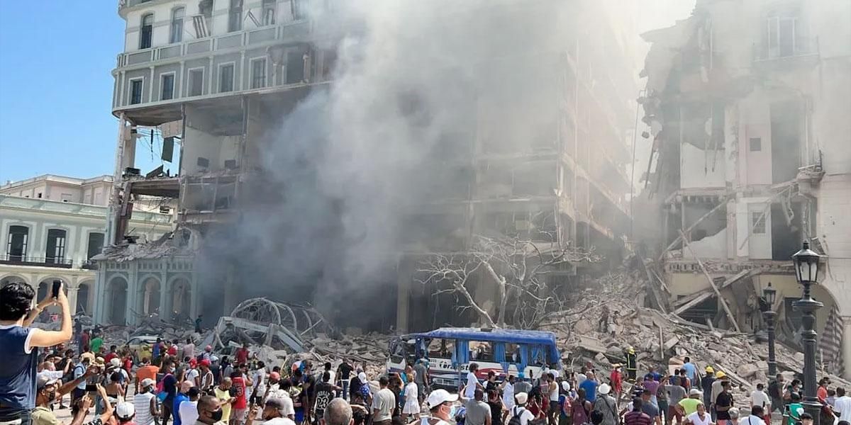 Sube a 22 la cifra de muertos en la explosión de un hotel en La Habana