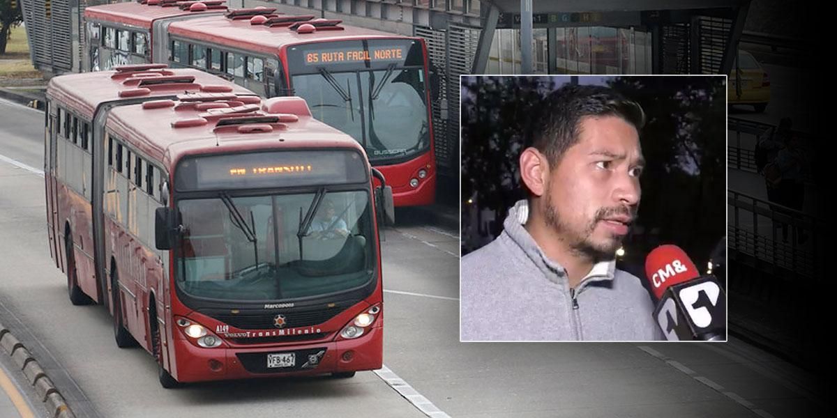 Funcionario del CTI intentó evitar robo masivo en un bus de Transmilenio en Bogotá