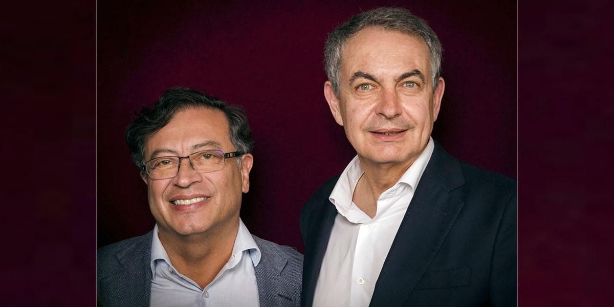 Expresidente de España, José Luis Rodríguez Zapatero expresa apoyo a campaña de Gustavo Petro