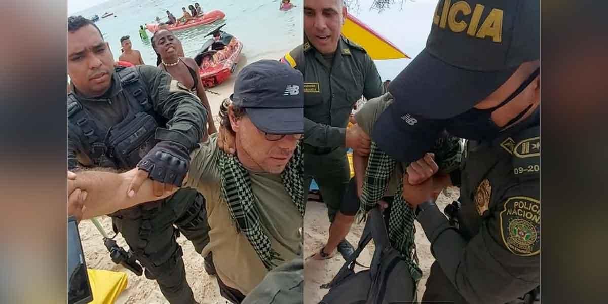 Periodista-detenido-en-Barú-denuncia-haber-sido-golpeado-por-la-Policía-de-Playa-Blanca