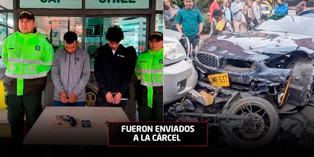 Revelan identidad de los ladrones que robaron el millonario reloj al hombre del BMW y que fueron arrollados