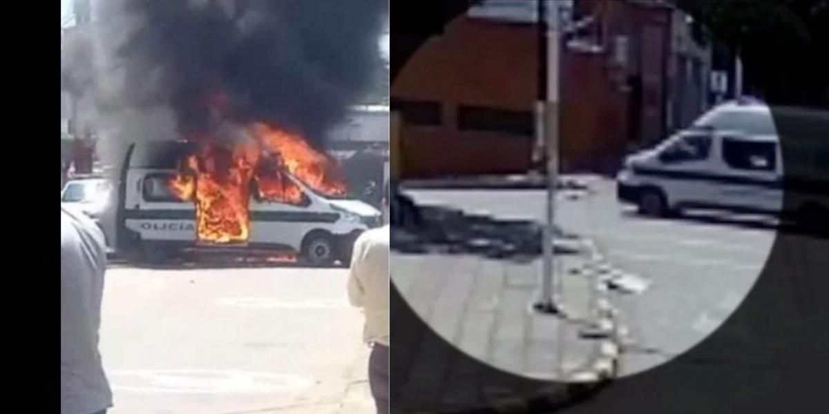 Policía arrolló y mató un niño de 8 años en Barrancabermeja: ciudadanos quemaron la patrulla