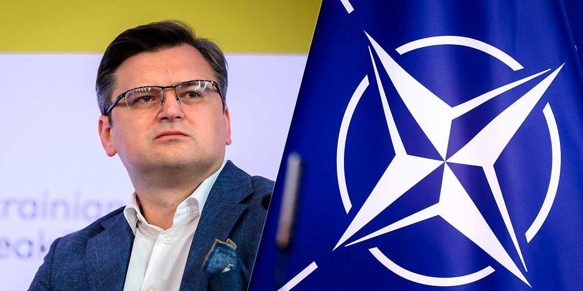 Canciller ucraniano acusa a la OTAN de “no estar haciendo literalmente nada” frente a Rusia