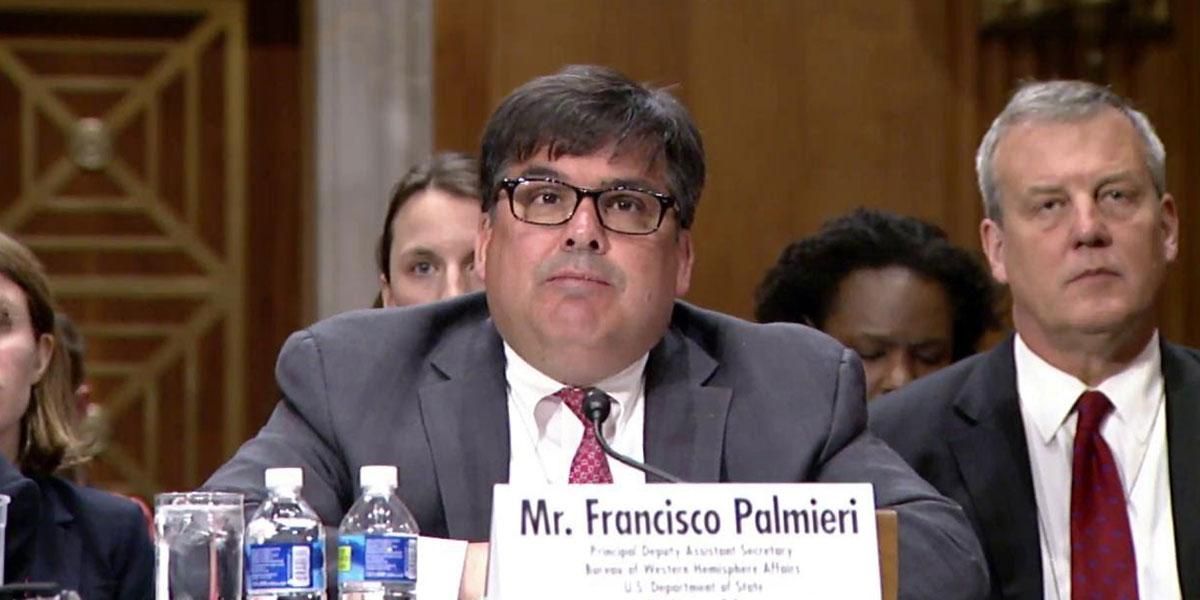 EE. UU. nombra a Francisco Palmieri como encargado interino para su Embajada en Colombia