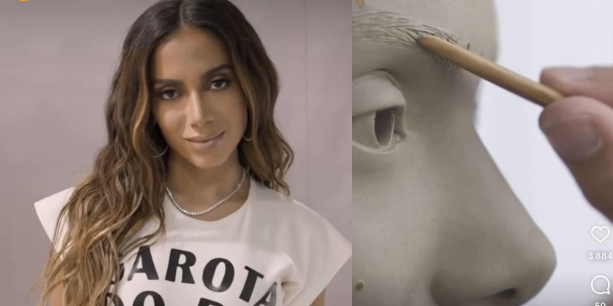 Anitta tiene su propia escultura de cera
