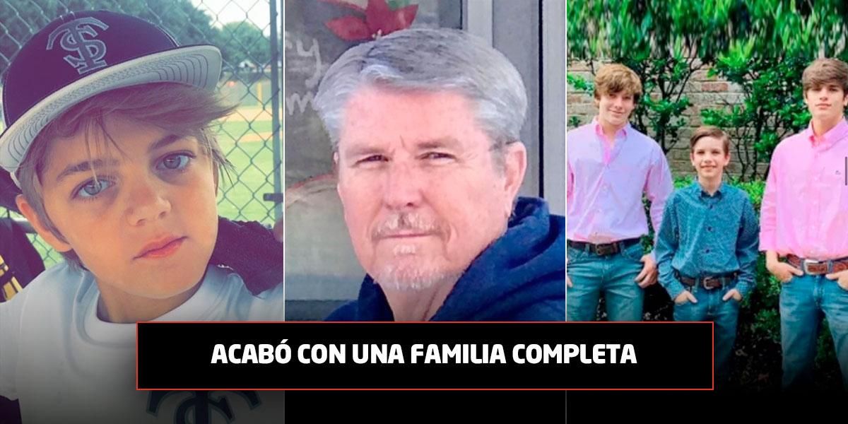 Identifican a familia asesinada por reo latino que escapó en Texas: tres hermanitos, un primo y el abuelo