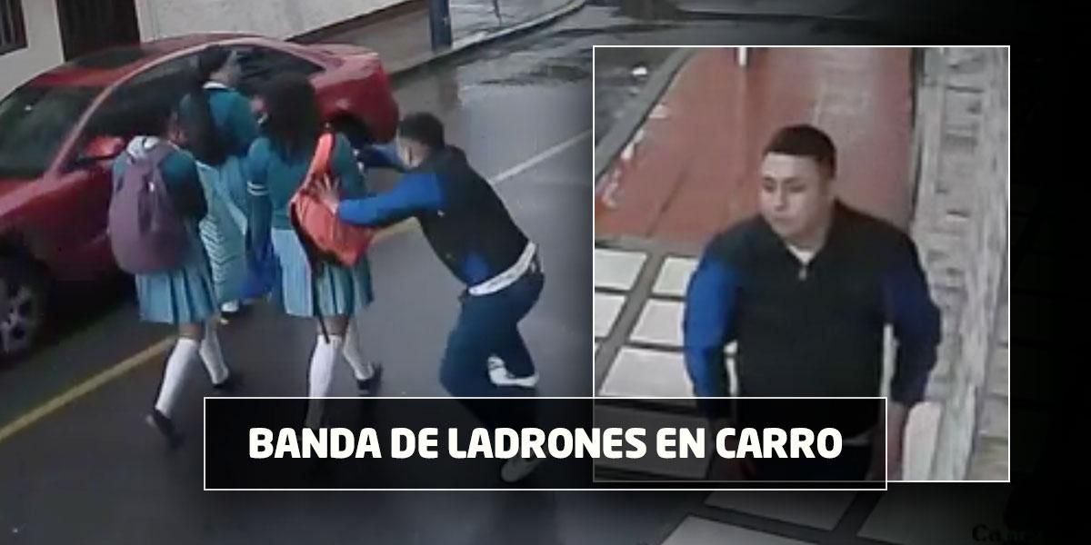 Video: Ladrones en carro roban a niños a la salida del colegio en Bogotá