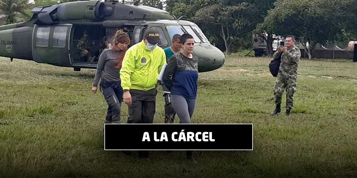 Envían a la cárcel a alias “Violeta” por el atentado terrorista en Centro Andino