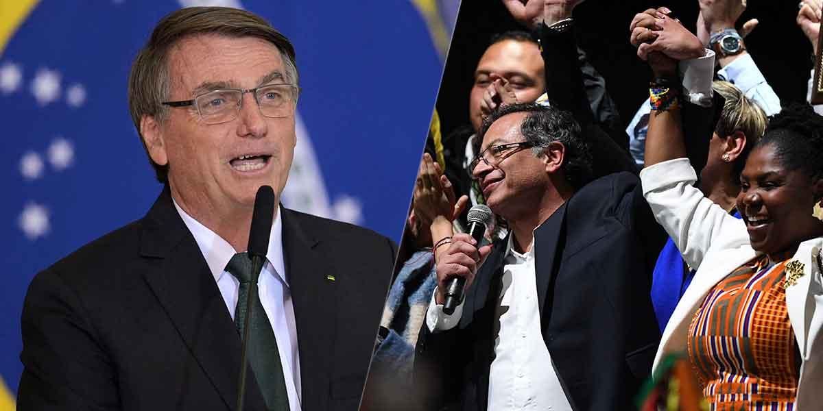 Bolsonaro dice que los colombianos dejarán su país tras la victoria de Petro