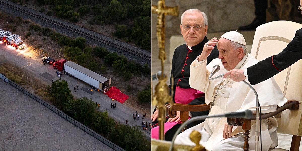 Papa Francisco expresa su dolor por dramas de migrantes en Texas: “Murieron buscando esperanza”
