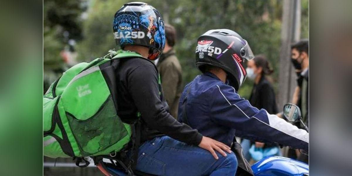 Bogotá amplía plazo de restricción de parrillero en moto