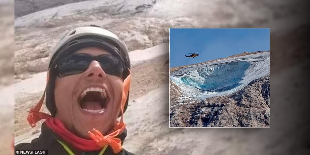 Alpinista envía última foto a su familia antes de morir en una avalancha en los Alpes italianos