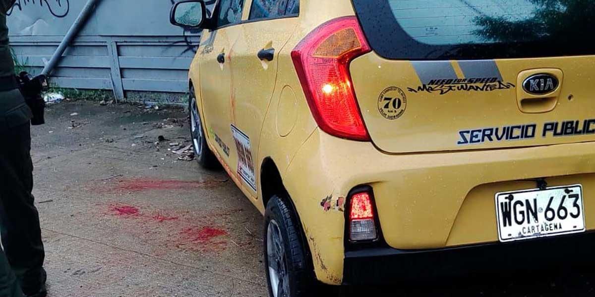 Sicarios asesinan a taxista en Cartagena