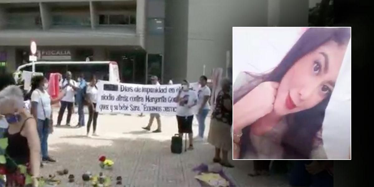 Barranquilla: Familia de mujer embarazada asesinada pide justicia
