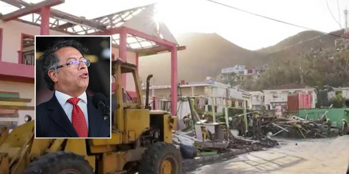 ¿Por qué una casa en Providencia vale $600 millones?, cuestiona el presidente Petro reconstrucción de la isla