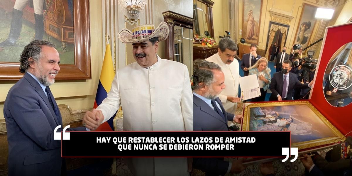 Así recibió Nicolás Maduro al embajador Armando Benedetti en el Palacio de Miraflores: ¿De qué hablaron?
