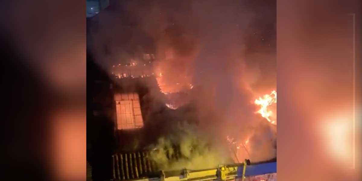 Emergencia en el centro de Medellín por grave incendio