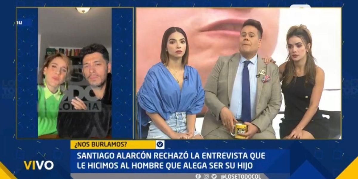 Santiago Alarcón rechazó la entrevista que Lo Sé Todo le hizo al hombre que dice ser su hijo