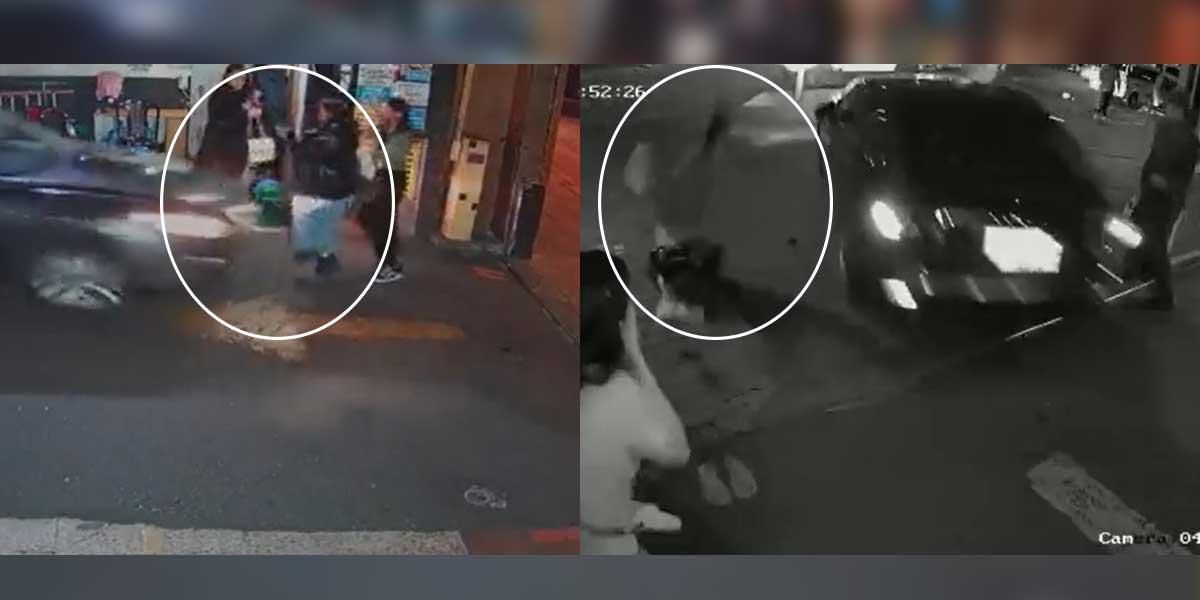 Video: salvaje atropello a una joven a la salida de un parqueadero en la 85 en Bogotá: agresor estaría borracho