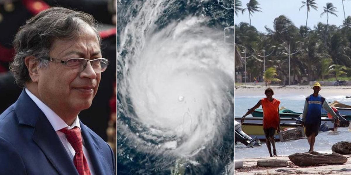 Presidente Petro anuncia instalación de refugios en San Andrés ante inminente llegada de huracán