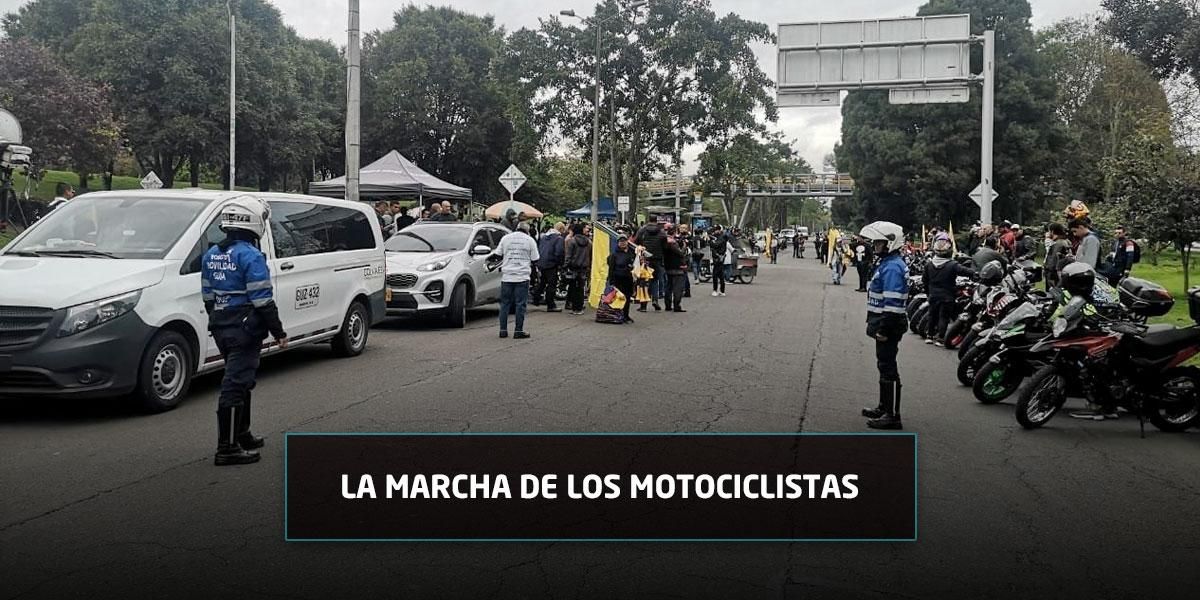 En vivo: así avanza la marcha de motociclistas en Bogotá ¿Por qué se manifiestan?